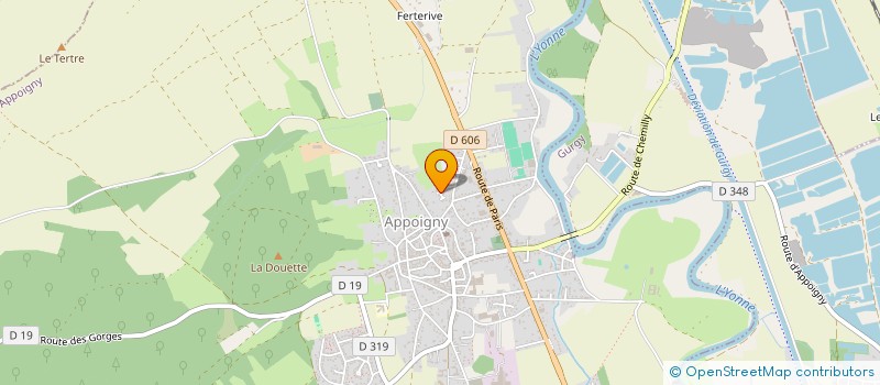 localisation de l'entreprise SCI CHAUPEAU  APPOIGNY