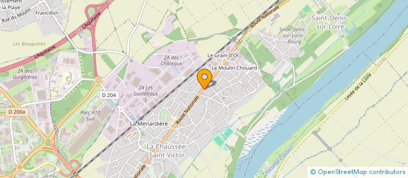 localisation de l'entreprise SCI CHAUSSEE SAINT MARTIN  LA CHAUSSEE-SAINT-VICTOR