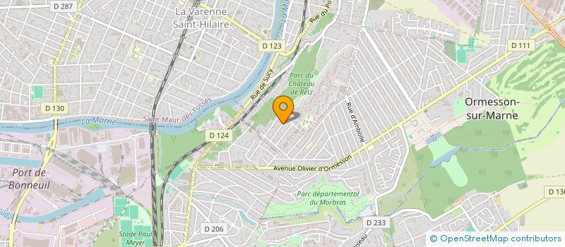 localisation de l'entreprise SCI CHAUSSEY  CHENNEVIERES-SUR-MARNE