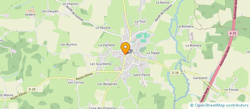 localisation de l'entreprise SCI CHAUSSLAINE  MARBOZ