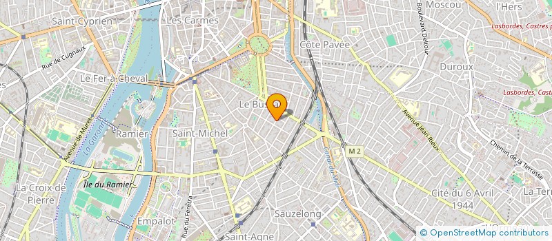 localisation de l'entreprise SCI CHAUSSON ROQUELAURE à TOULOUSE