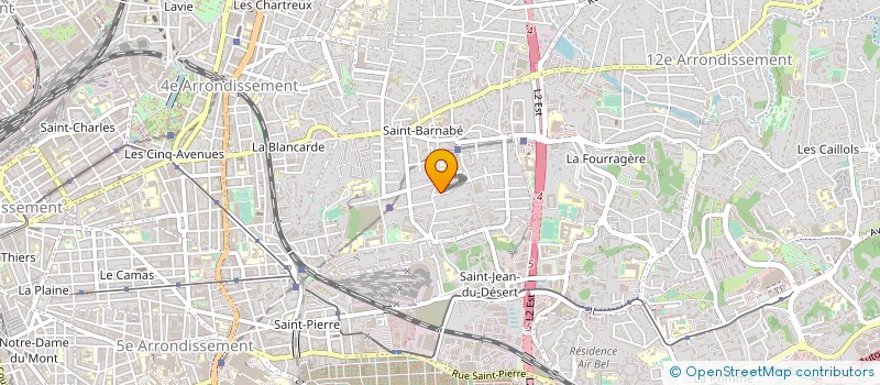 localisation de l'entreprise SCI CHAUSSY LES BAUMELLES à MARSEILLE