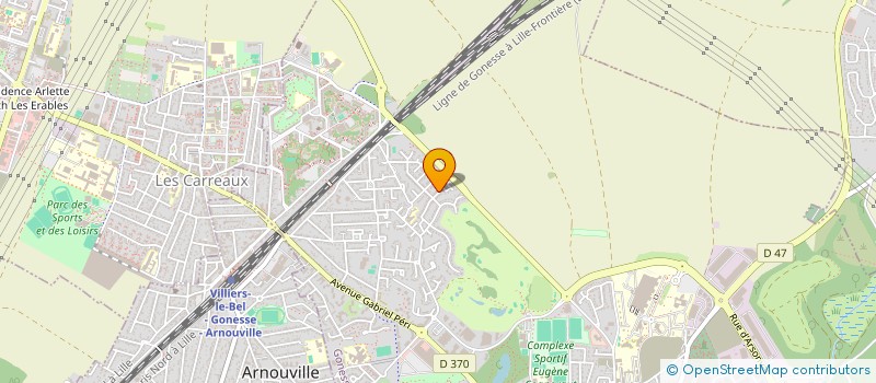 localisation de l'entreprise SCI CHAUSSY VILLAGE  GONESSE