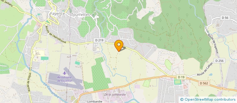 localisation de l'entreprise SCI CHAUTARD  TOURRETTES