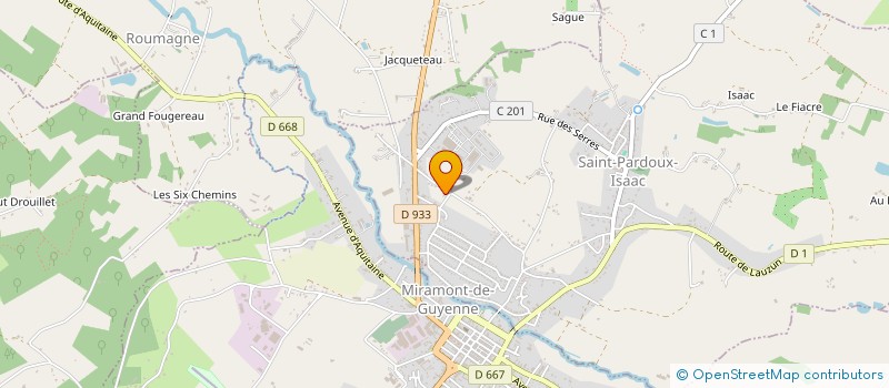 localisation de l'entreprise SCI CHAUTEAU PROPERTIES  AGNAC