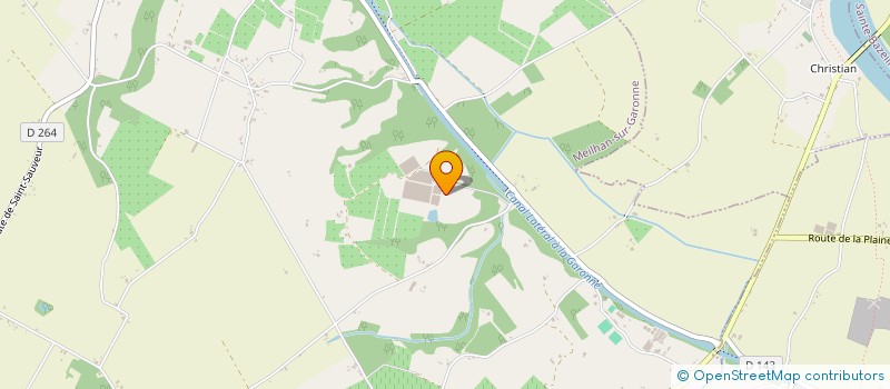 localisation de l'entreprise SCI CHAUTEAU SAUVIN  MEILHAN SUR GARONNE