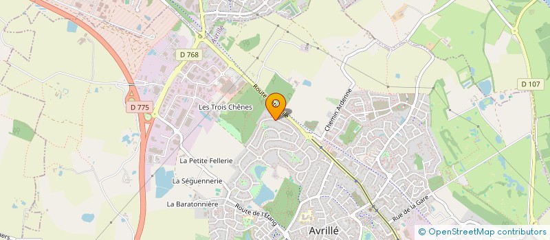 localisation de l'entreprise SCI CHAUVAT à AVRILLE