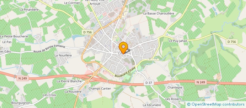 localisation de l'entreprise SCI CHAUVEAU  VALLET