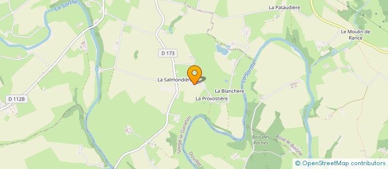 localisation de l'entreprise SCI CHAUVEAU  SAINT-GEORGES-LE-GAULTIER