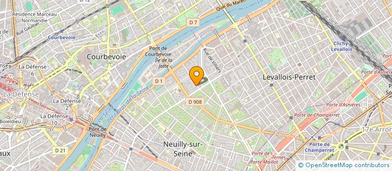 localisation de l'entreprise SCI CHAUVEAU à NEUILLY-SUR-SEINE