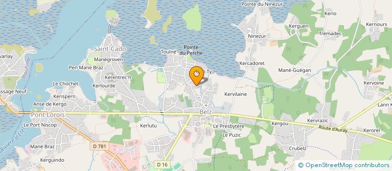 localisation de l'entreprise SCI CHAUVEAU  BELZ