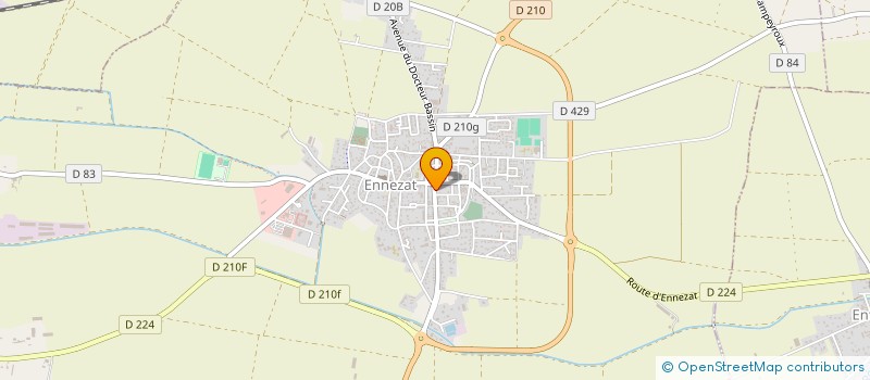 localisation de l'entreprise SCI CHAUVERPARIS  ENNEZAT