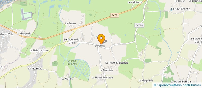 localisation de l'entreprise SCI CHAUVET  CORSEPT