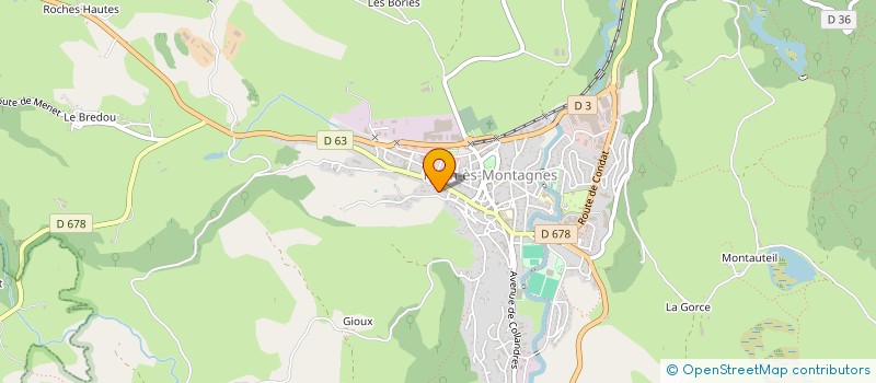 localisation de l'entreprise SCI CHAUVET BLANCHE ET RAYMOND à RIOM-ES-MONTAGNES