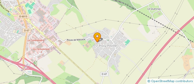 localisation de l'entreprise SCI CHAUVET PANCHOUT  PISSY-POVILLE