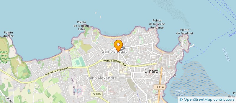 localisation de l'entreprise SCI CHAUVIN  DINARD