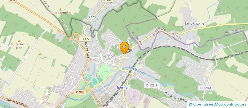localisation de l'entreprise SCI CHAUVIN à EPERNON