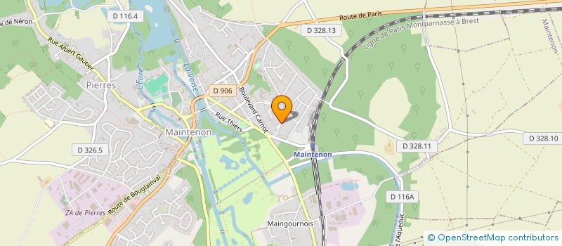 localisation de l'entreprise SCI CHAUVIN à MAINTENON