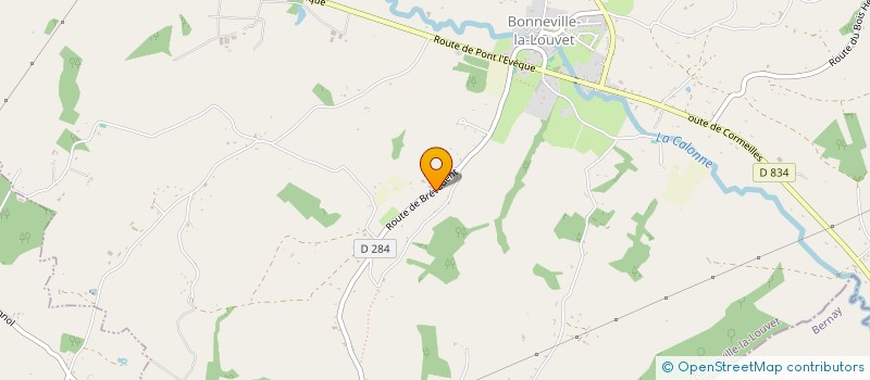 localisation de l'entreprise SCI CHAUVIN JOUCAN  BONNEVILLE-LA-LOUVET