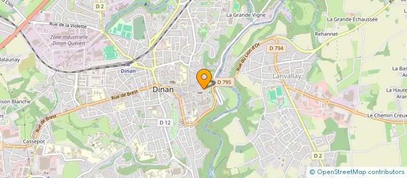 localisation de l'entreprise SCI CHAUVINEAU-CHEVALIER  DINAN