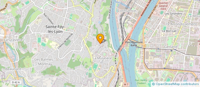 localisation de l'entreprise SCI CHAUVINET  SAINTE-FOY-LES-LYON