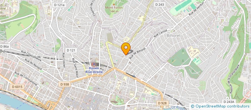 localisation de l'entreprise SCI CHAUWIN à ROUEN