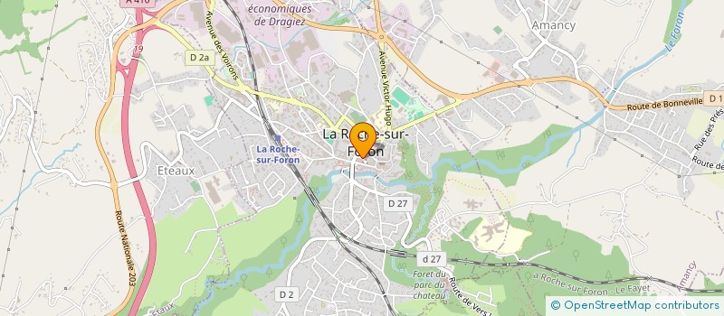 localisation de l'entreprise SCI CHAVA  LA ROCHE SUR FORON