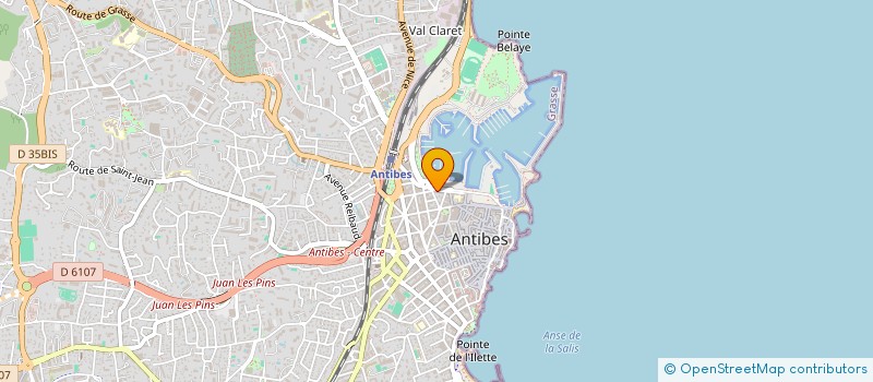 localisation de l'entreprise SCI CHAVAL à ANTIBES