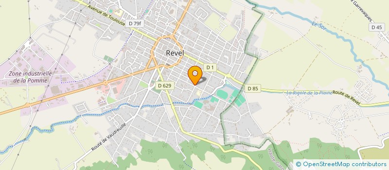 localisation de l'entreprise SCI CHAVALAN  REVEL