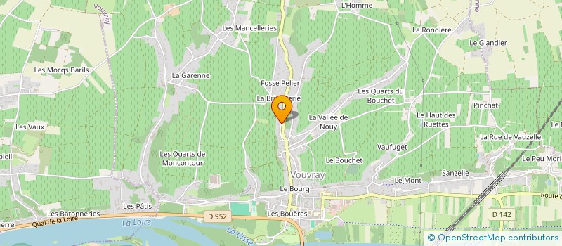 localisation de l'entreprise SCI CHAVALOU à VOUVRAY
