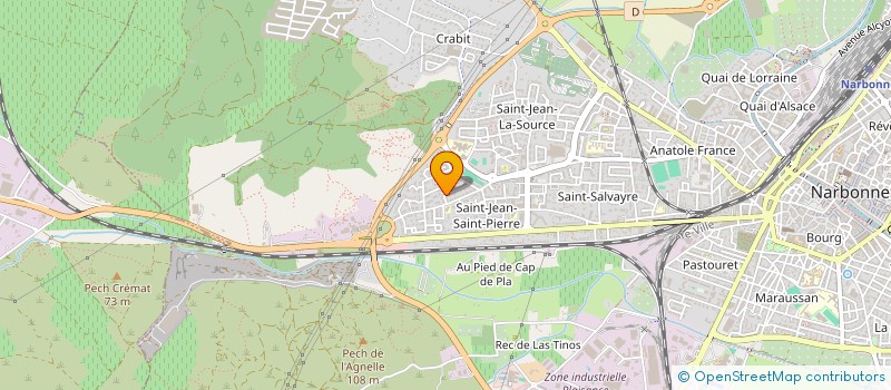 localisation de l'entreprise SCI CHAVALOU PATRIMOINE  NARBONNE