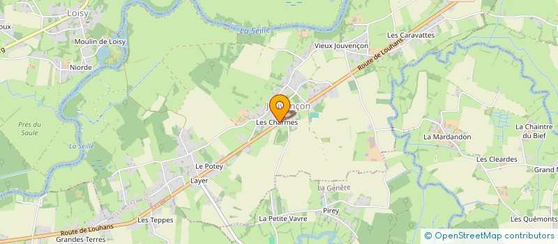 localisation de l'entreprise SCI CHAVANT  JOUVENCON