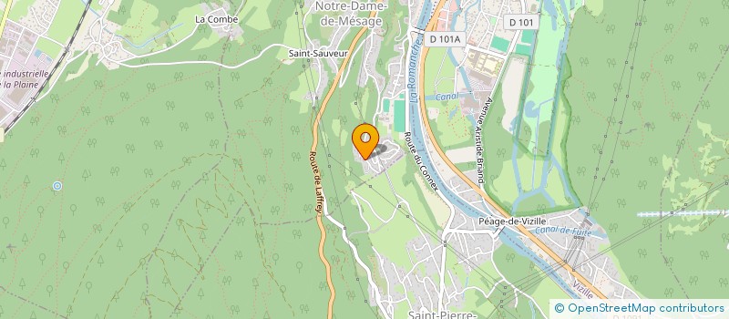 localisation de l'entreprise SCI CHAVE-JANUEL  NOTRE-DAME-DE-MESAGE