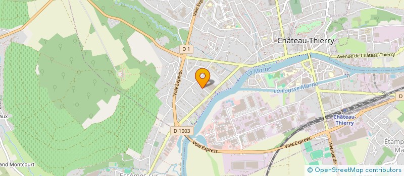 localisation de l'entreprise SCI CHAVENON à CHATEAU THIERRY