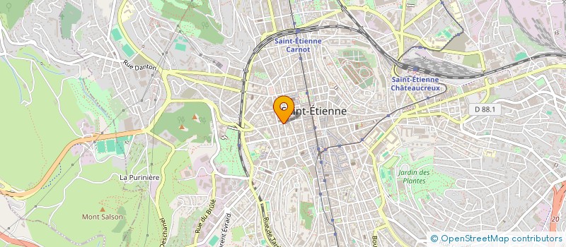 localisation de l'entreprise SCI CHAVER  SAINT-ETIENNE
