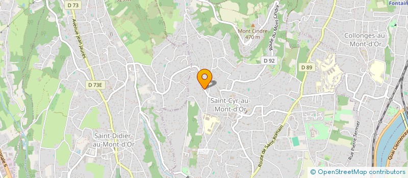 localisation de l'entreprise SCI CHAVIC  SAINT-CYR-AU-MONT-D'OR