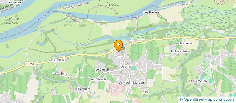 localisation de l'entreprise SCI CHAVICEL  OREE-D'ANJOU