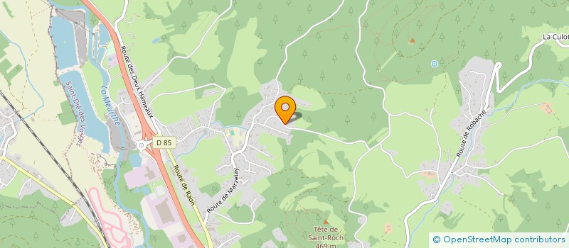 localisation de l'entreprise SCI CHAVILL à SAINT-DIE-DES-VOSGES