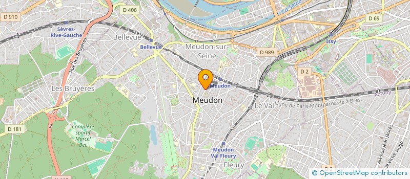 localisation de l'entreprise SCI CHAVILLAISE à MEUDON