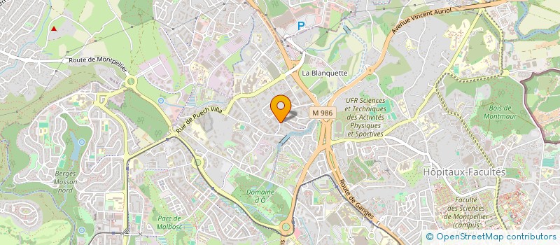 localisation de l'entreprise SCI CHAVILLE à MONTPELLIER