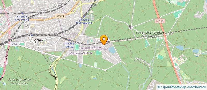 localisation de l'entreprise SCI CHAVILLE LES URSINES à CHAVILLE