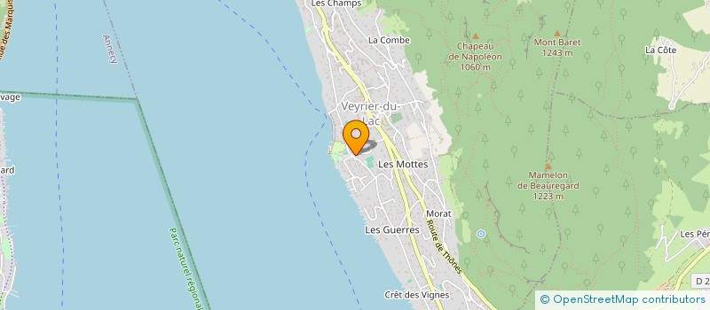 localisation de l'entreprise SCI CHAVOIRES  VEYRIER-DU-LAC