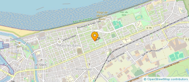 localisation de l'entreprise SCI CHAVROU à DUNKERQUE