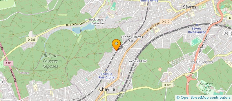 localisation de l'entreprise SCI CHAVY à CHAVILLE