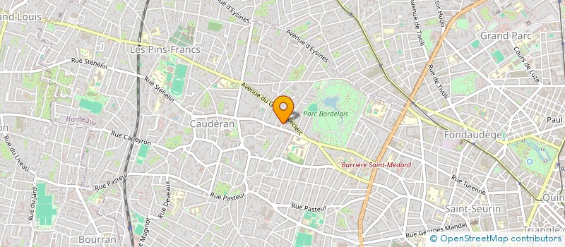 localisation de l'entreprise SCI CHAWAL  BORDEAUX