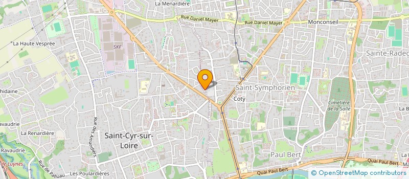 localisation de l'entreprise SCI CHAWI  SAINT-CYR-SUR-LOIRE