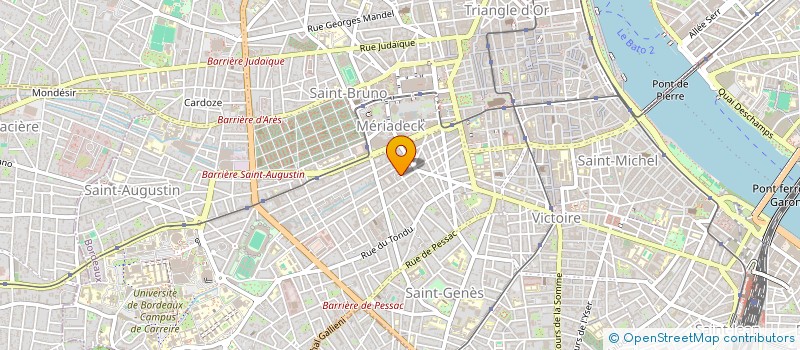 localisation de l'entreprise SCI CHAYAM  BORDEAUX