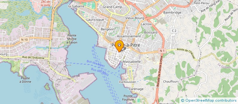 localisation de l'entreprise SCI CHAYIA à POINTE A PITRE