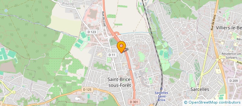 localisation de l'entreprise SCI CHAZAH PATRIMOINE à SAINT-BRICE-SOUS-FORET