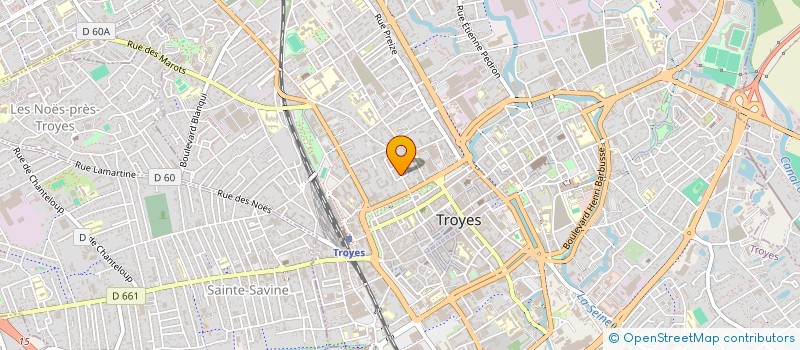 localisation de l'entreprise SCI CHAZALON à TROYES